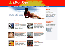 Tablet Screenshot of micro-sun.pl